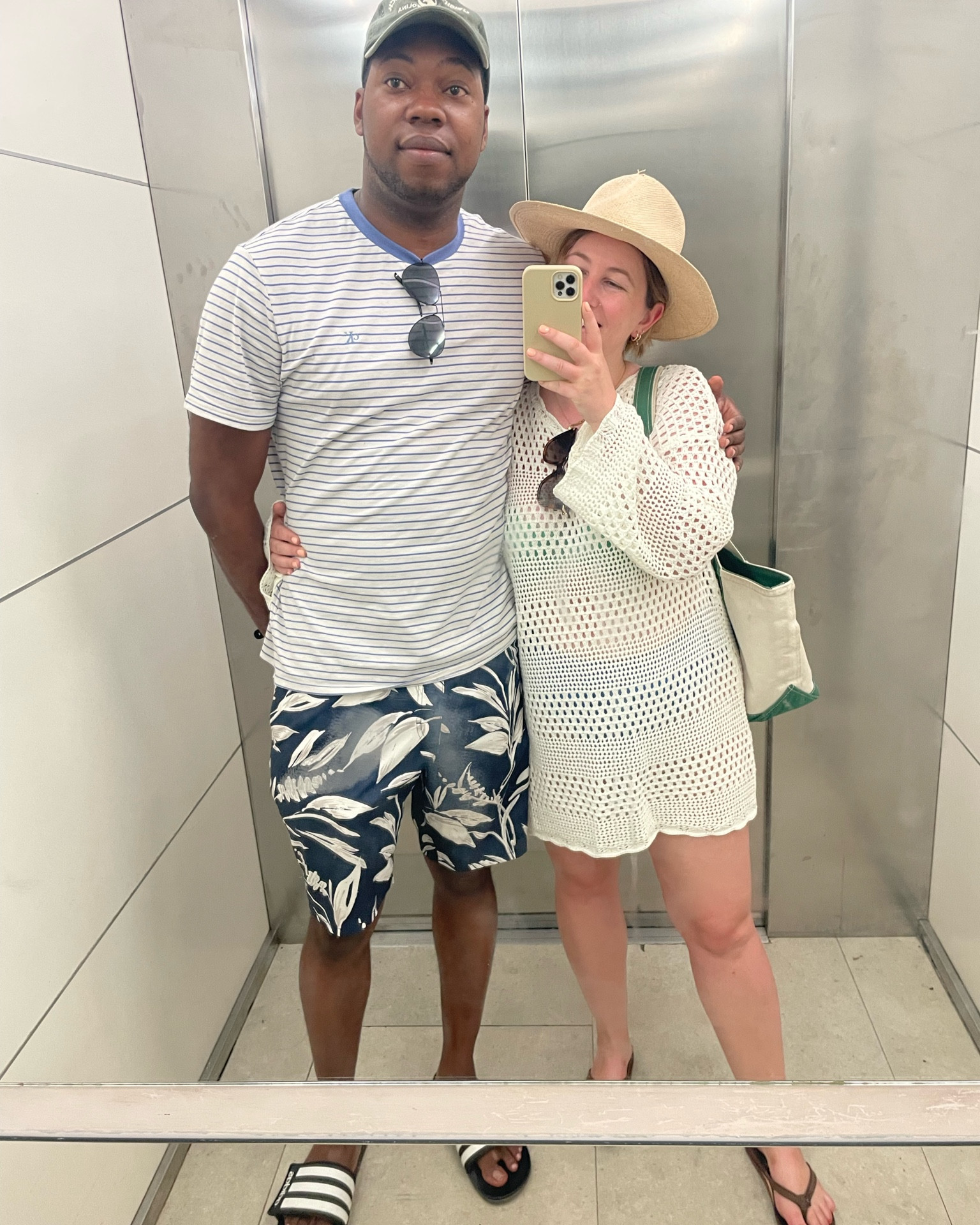 Amazing Amazon coverup! I got an XL but probably could have gotten a L. Would stay true to size if you’re over 5’5” and size down if you’re shorter than that .