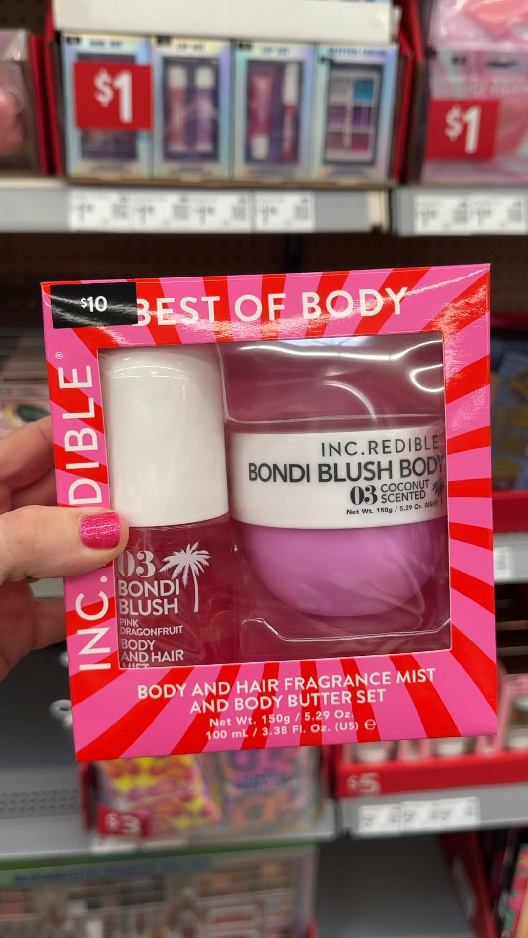 Walmart beauty, body mist, body lotion, holiday set, $10 and under, gifts for her, stocking stuffer, white elephant gift, gifts for her, gifts for the coworker, gifts for your bestie, teen girl gifts 

#LTKHoliday #LTKGiftGuide #LTKSeasonal