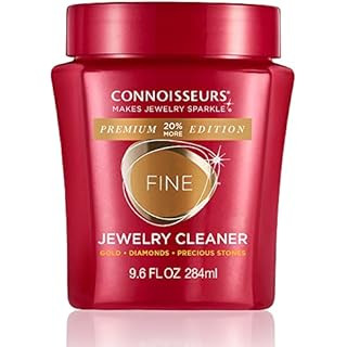 CONNOISSEURS Jewelry Cleaner Solution for Delicate, Fine & Silver Jewelry, 8 Ounce | Amazon (US)