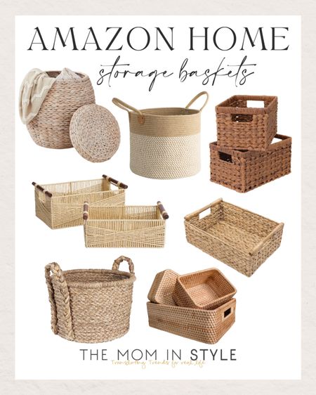 Amazon Storage Baskets 🌿

torage basket // basket with lid // baskets // amazon finds // amazon home finds // amazon home decor // neutral home decor

#LTKSeasonal #LTKhome #LTKfindsunder100