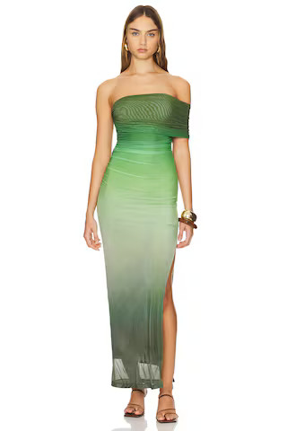 Bardot Aurelia Maxi Dress in Green Ombre from Revolve.com | Revolve Clothing (Global)