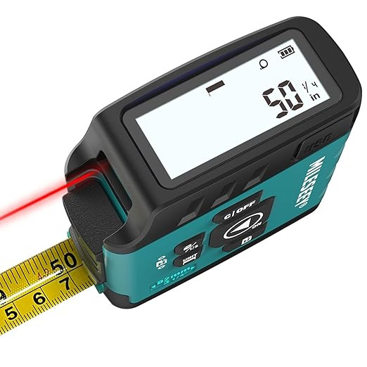 MiLESEEY DT20 Digital Laser Tape Measure,130 FT Laser Measuring Tool,16 FT Easy Read Digital Meas... | Amazon (US)