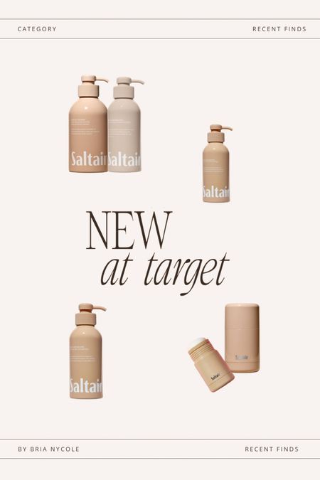 New find at Target — Saltair brand of body care products 🤎 




#saltair #bathandbody #shampoo #neutrals #conditioner #bodywash #santal #bodycare #selfcare #target 

#LTKbeauty #LTKunder50 #LTKFind