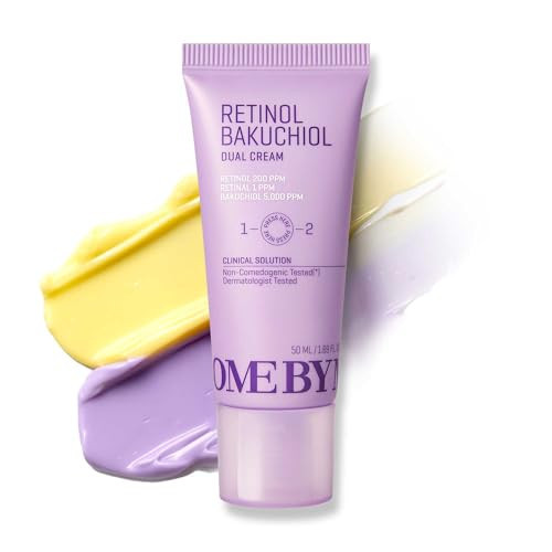 SOME BY MI Retinol Bakuchiol Dual Cream – 1.69oz, 50ml – Korean Collagen & Retinol Face Moisturizer for Glass Skin – Barrier & Soothing Care with Niacinamide, Panthenol & Vitamin E – Korean Skin Care | Amazon (US)