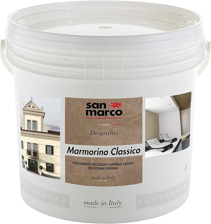San Marco Marmorino Classico (1 Gallon (5 kg)) White Base | Amazon (US)