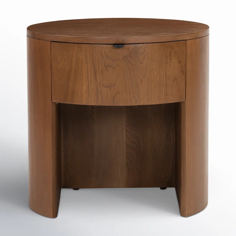 Element 1 - Drawer Solid Wood Nightstand in Natural | Wayfair North America