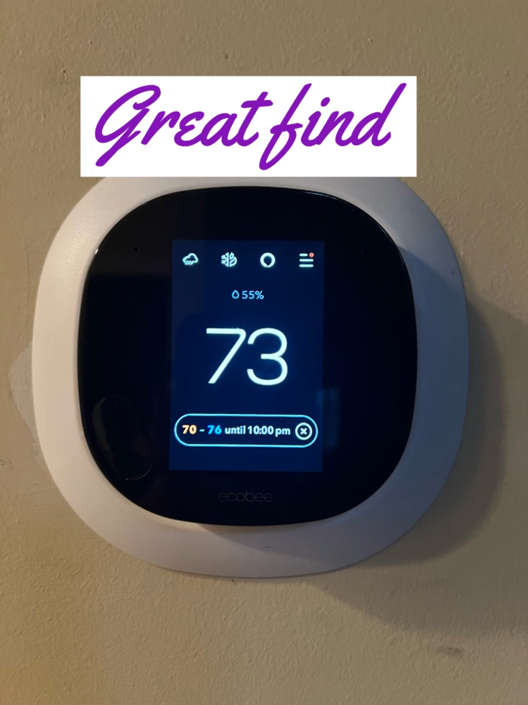 ecobee3 Lite Smart Thermostat - Programmable Wifi Thermostat - Works with Siri, Alexa, Google Assistant - Energy Star Certified - DIY Install, Black

ecobee Smart Sensor 
Comfort, Security, Energy Savings - Smart Home - Compatible with ecobee Smart Thermostats for Home


#LTKVideo #LTKhome