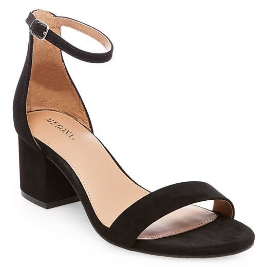 Women's Marcella Low Block Heel Pumps with Ankle Straps - Merona™ | Target