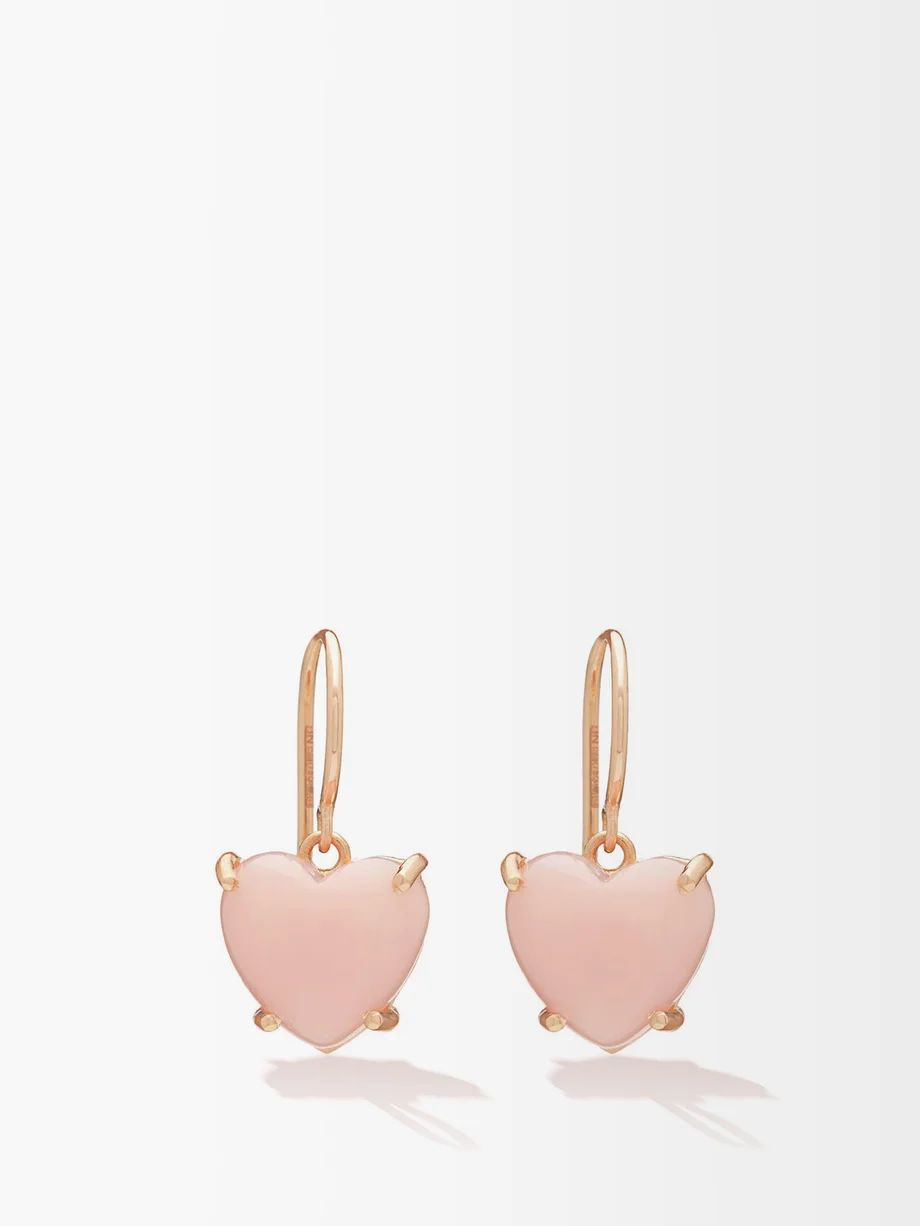 Love opal & 18kt rose-gold drop earrings | Matches (US)