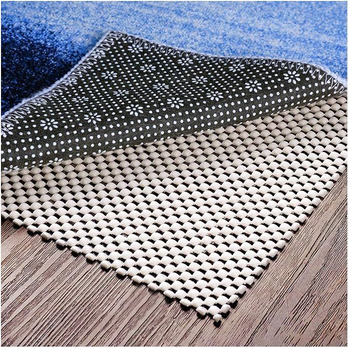 Non Slip Area Rug Pad Gripper - 3x5 Strong Grip Carpet pad for Area Rugs and Hardwood Floors, Pro... | Amazon (US)