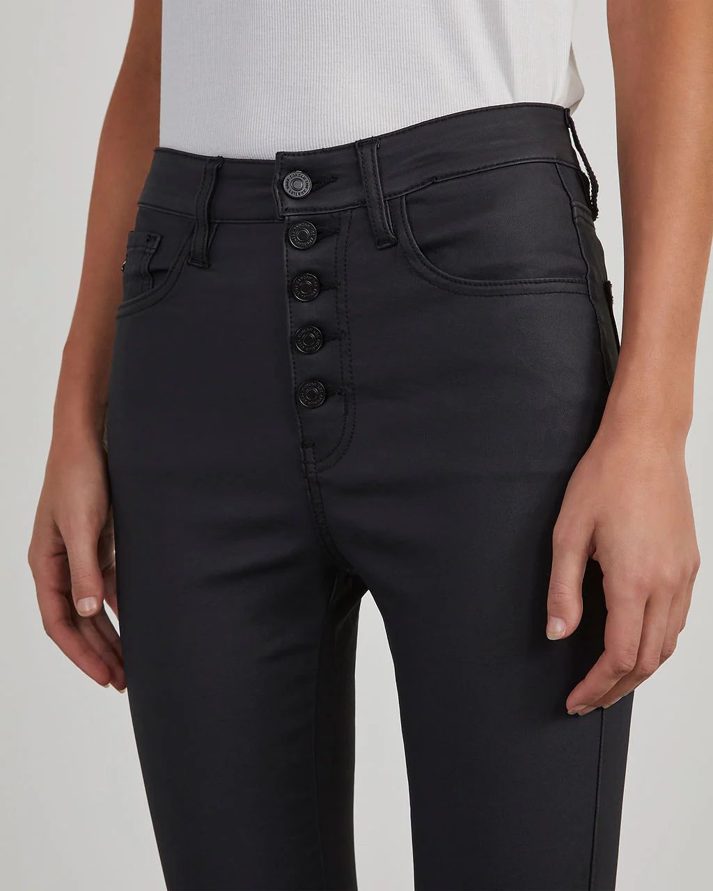 Dane High Rise Coated Skinny Jeans | VICI Collection