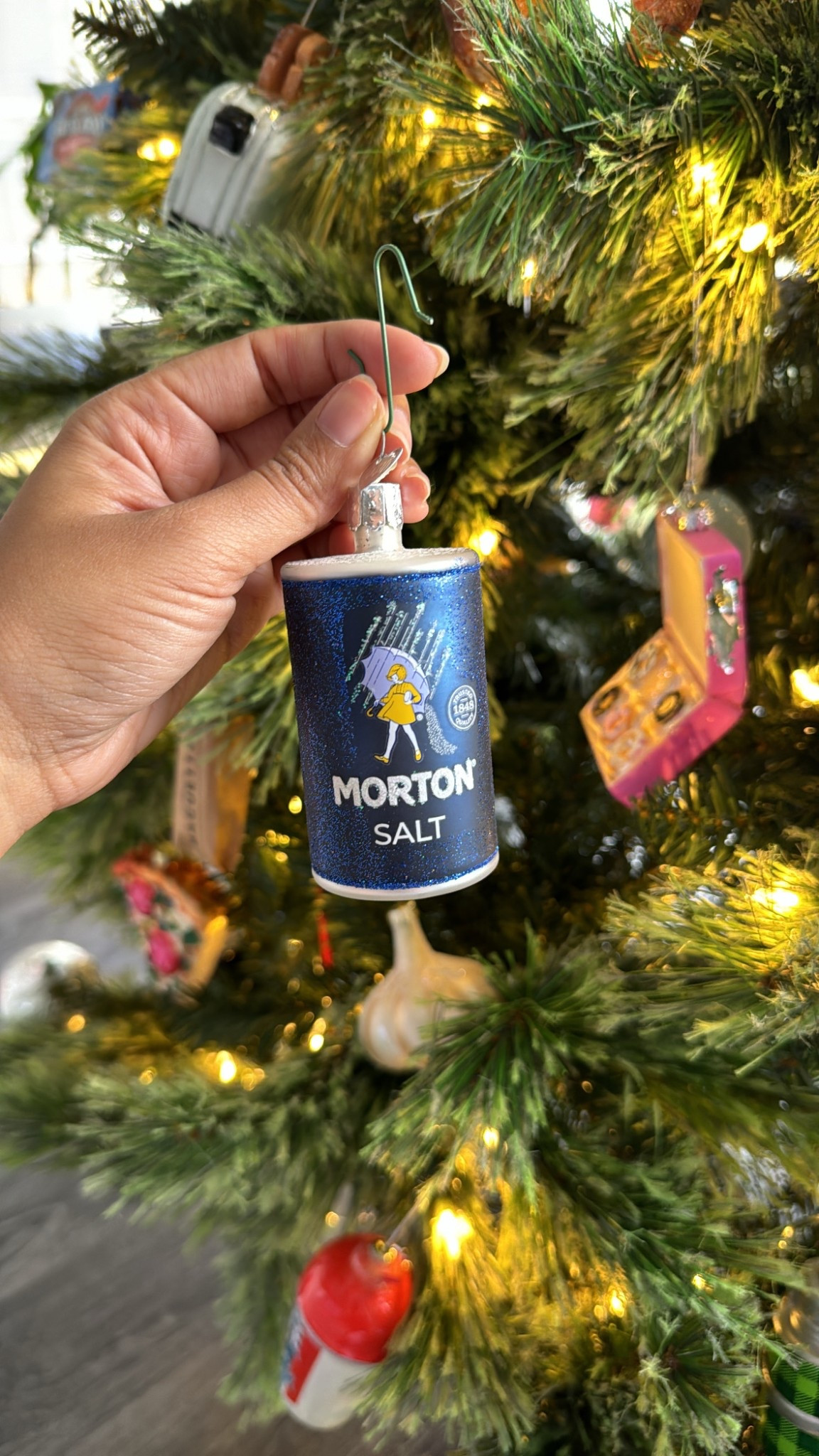 Ornament of the day for when you’re feeling a little salty! This Christmas ornament would be a great stocking stuffer or gift for a loved one that cooks. // salt ornament, cooking ornament, ornaments for bakers, food Christmas tree

#LTKHoliday #LTKFindsUnder50 #LTKGiftGuide