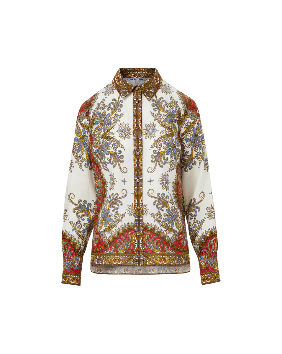 Maryam Linen Shirt | Veronica Beard