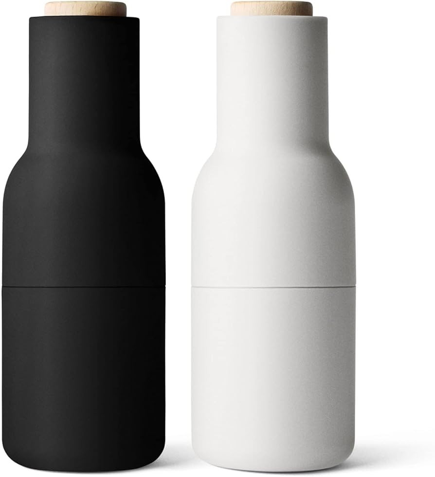 Salt Grinder and Pepper Grinder Set of 2, Black Pepper Grinder & Sea Salt Grinder Inverted Design... | Amazon (US)