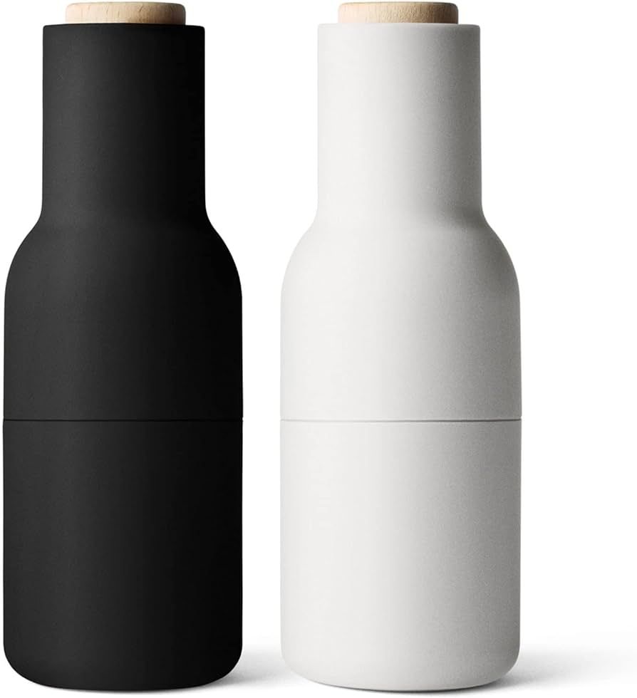 Salt Grinder and Pepper Grinder Set of 2, Black Pepper Grinder & Sea Salt Grinder Inverted Design... | Amazon (US)