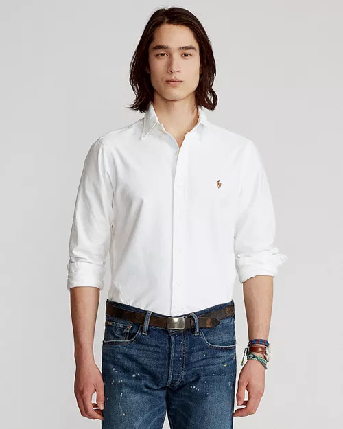 Classic Fit Long Sleeve Cotton Oxford Button Down Shirt | Bloomingdale's (US)