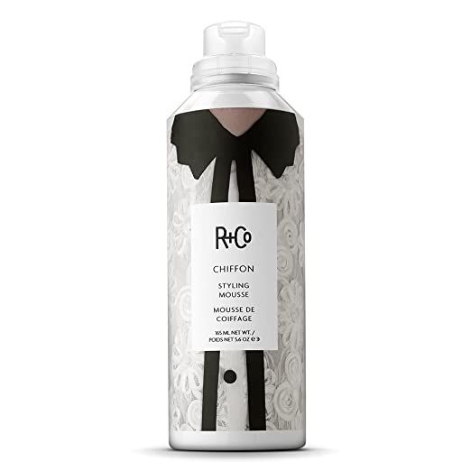 R+Co Chiffon Styling Mousse, Lightweight Mousse for Volume, Body and Shine, 5.6 Ounce | Amazon (US)