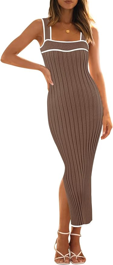 Sleeveless Long Tank Dress, Soft, Stretchable, Maternity, Baby Shower, Gender Reveal, Bump Friend... | Amazon (US)