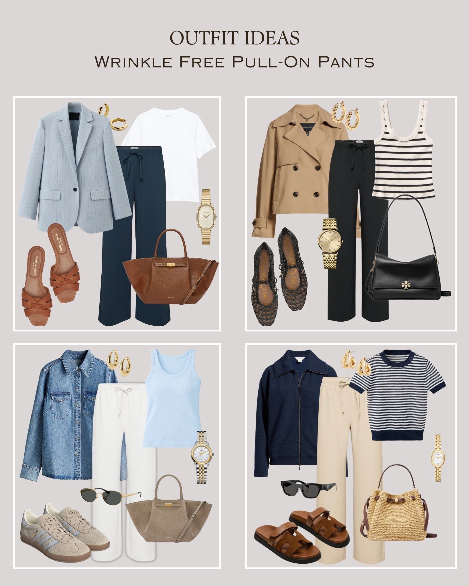 Outfits with Wrinkle-Free Crepe Pull-On Pants✨ Comfy, chic, and made to move, these trousers are perfect for the office, travel, and everything in between.🌸☀️ Easy to maintain and available in 16 versatile shades—from neutrals to seasonal must-haves.💫 

#LTKMothersDay #LTKootd #LTKWorkwear