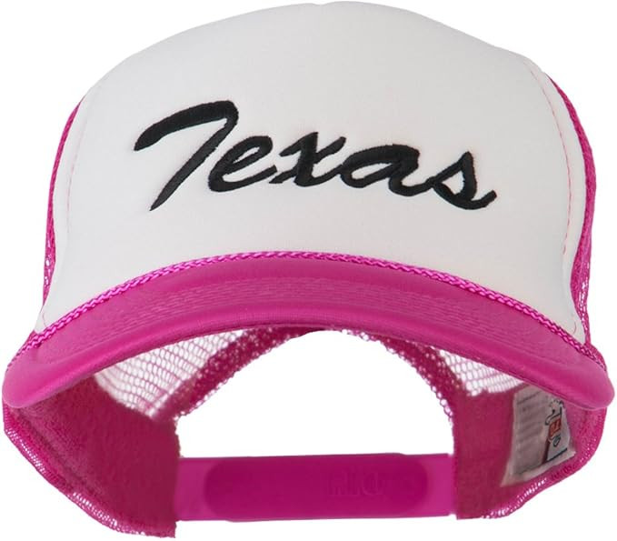 e4Hats.com Mid States Texas Embroidered Foam Mesh Back Cap | Amazon (US)
