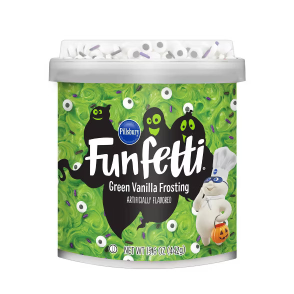 Pillsbury Funfetti Green Tub Frosting – 15.6oz | Target