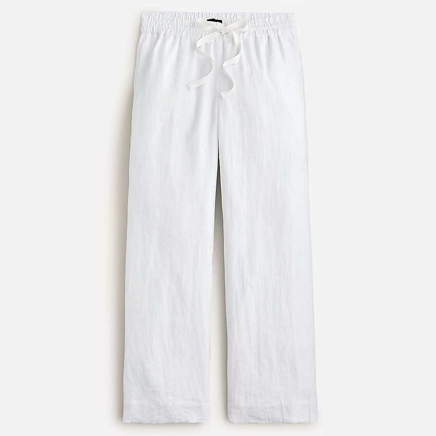 Wide-leg seaside pant in linen | J. Crew US