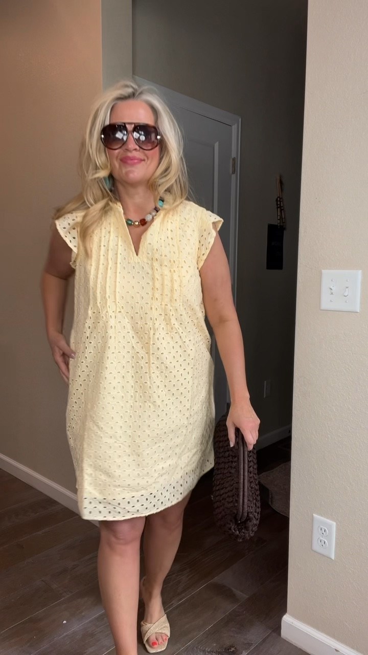  ✨Tap the bell, save and ❤️ for over 40 fashion, midlife style, midsize fashion and luxury looks for less. 

⬇️Sizing information:
Large (size down if in between sizes.)

 Three perfect places to wear this:
	•	🌸 Easter brunch or spring gatherings
Polished but effortless—this is exactly the kind of piece that feels special without being overdone.
	•	☀️ Weekend lunch or patio date
Add a woven bag and sunnies (like you have), and it’s that “I just threw this on but still look put together” vibe.
	•	✈️ Vacation strolls or resort dinners
Lightweight, breezy, and flattering—perfect for warm evenings when you still want to feel chic but comfortable..

👑"Helping you look good, feel good!" - Lindsey Denver


Spring looks, Midlife style for real women who want to feel confident again. Over 40 fashion and over 50 style that works with changing bodies, perimenopause shifts, and real life. Think midsize fashion, Gen X style and up, body confidence, and mom outfits that feel polished, comfortable, and elevated...because style over 45 and over 50 should feel effortless, not stressful. 


Follow my LTK @Over40andmidlife on the @shop.LTK app to view this post and get my exclusive app-only content!

#liketkit #LTKOver40 #LTKPlusSize #LTKMidsize
@shop.ltk
https://liketk.it/63Fso