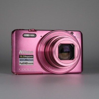 Nikon Coolpix S7000 Digital Compact Camera Pink, Battery | eBay CA