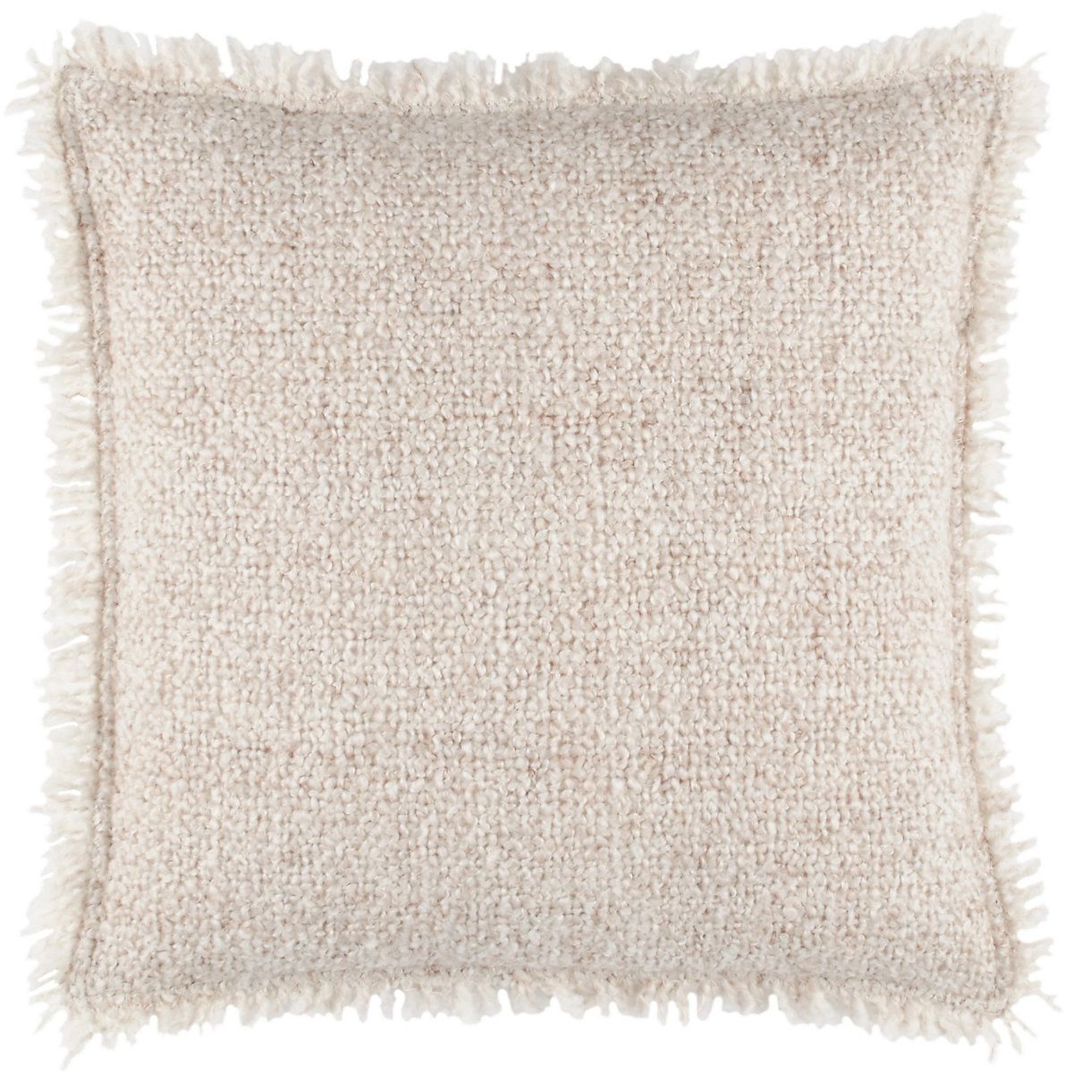 Boucle Natural Indoor/Outdoor Decorative Pillow | Annie Selke