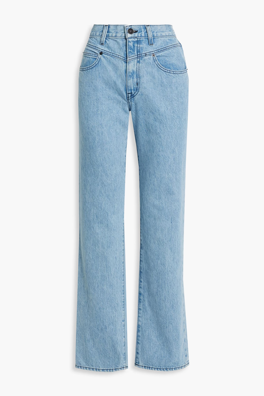 Brooklyn high-rise straight-leg jeans | The Outnet (US and CA)