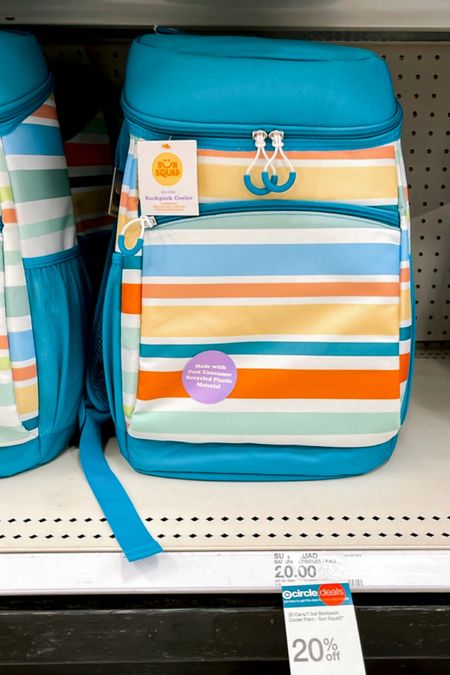 Perfect insulated cooler backpack for summertime. Easily throw on your back & head to the pool or beach and keep your lunch, snacks & drinks cool 

#LTKStyleTip #LTKSaleAlert #LTKFindsUnder50