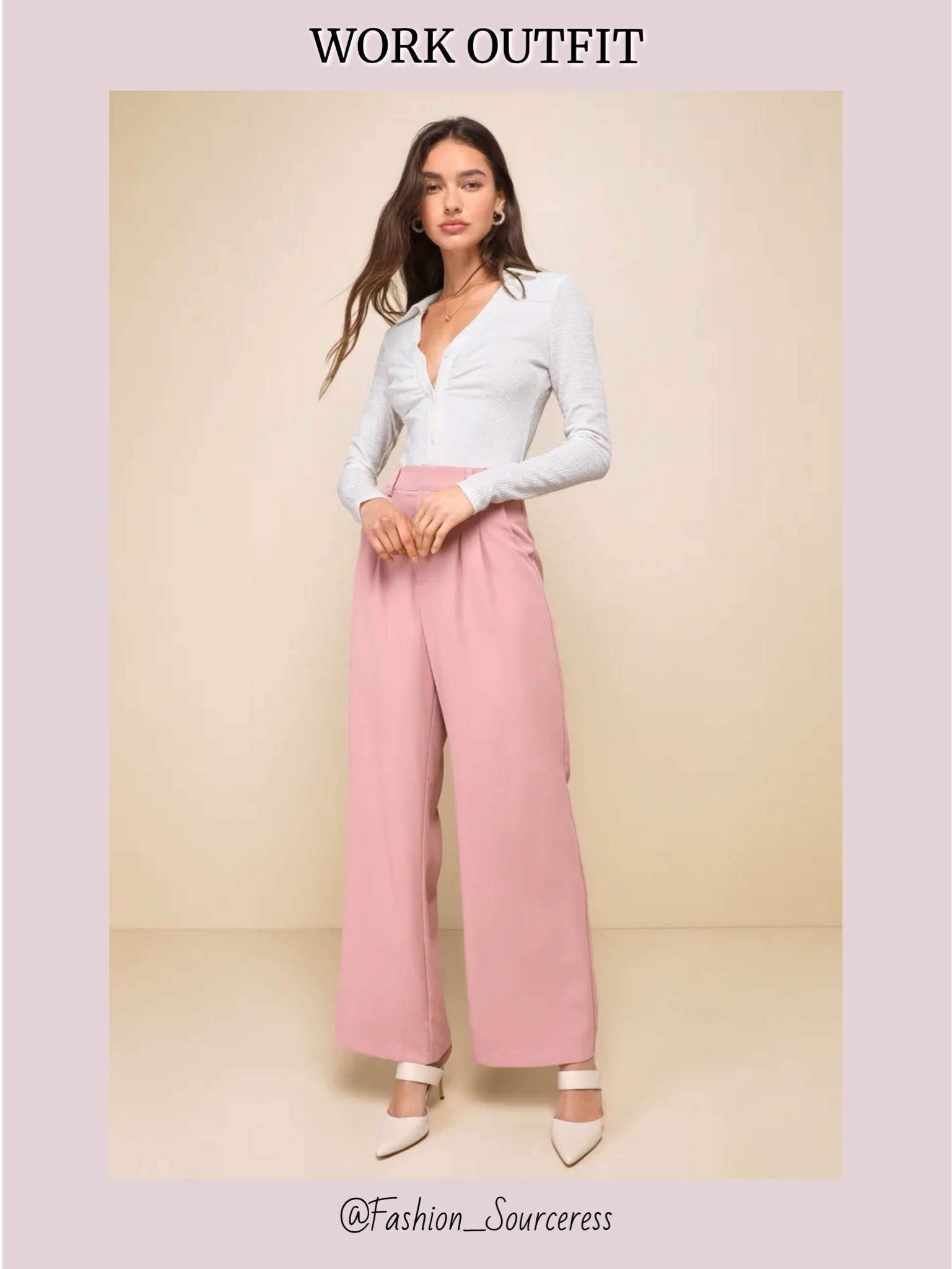 Work outfit 

Work outfits | work pants | office outfit | Valentine’s Day | pink pants | trouser pants | business casual | light pink pants. Luncheon | office party | business meeting | Easter | Mother’s Day | #LTKstyletip 

#LTKstyletip #LTKworkwear #LTKSeasonal