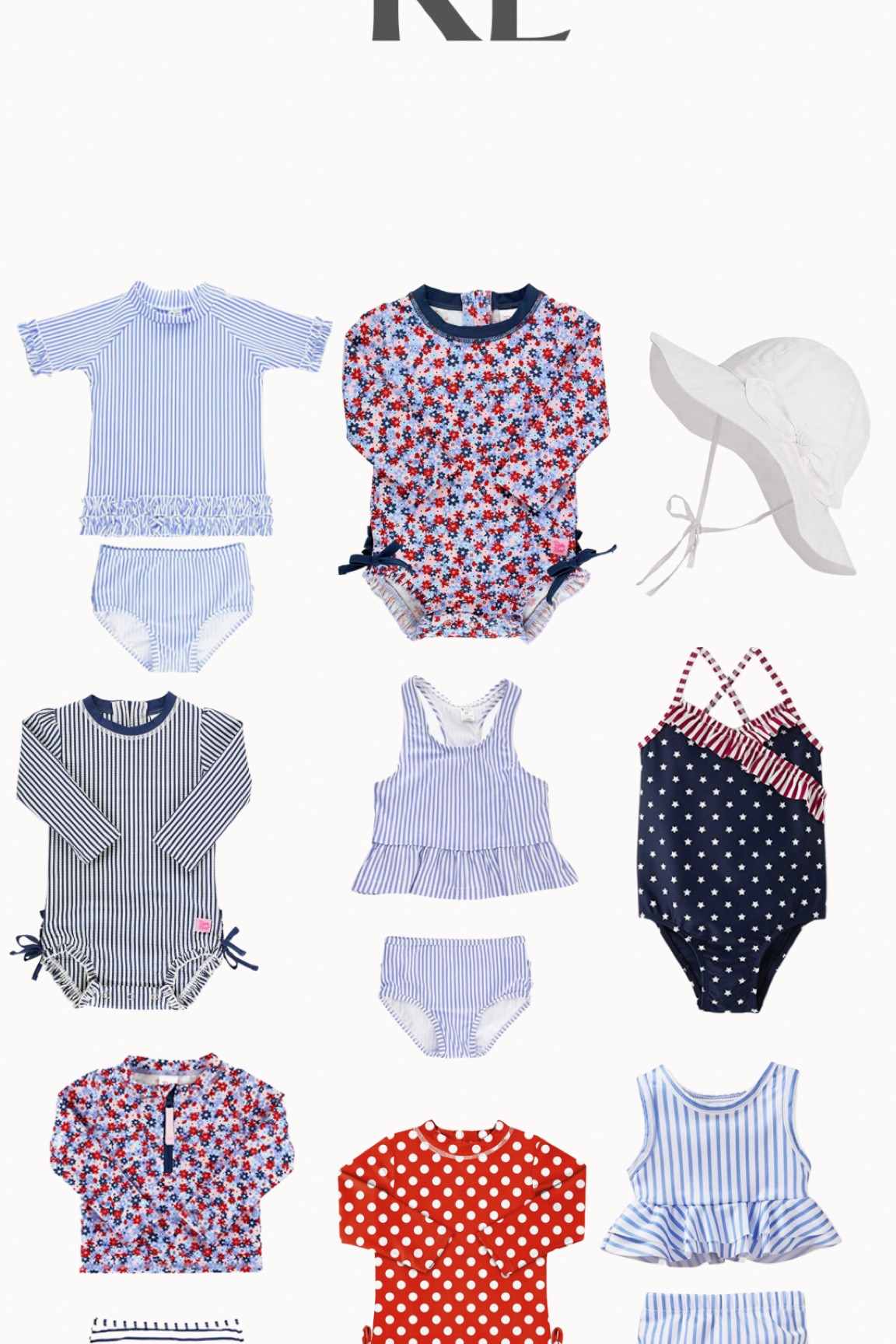 Fourth of July, Memorial Day, baby girl swimsuits, red white and blue swim, American flag swim, ruffle butts, Amazon finds, toddler sun hat, rash guards, affordable swim, toddler swim 

#LTKSeasonal #LTKbaby #LTKunder50