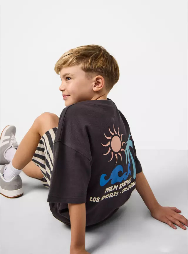 Palm Springs Graphic T-Shirt & Shorts Set 5 years | Tu Clothing