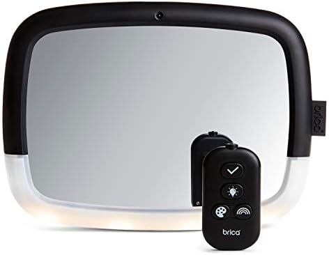 Munchkin Brica Night Light Pivot Baby In-Sight Wide-Angle Adjustable Car Mirror with Glare-free LEDs | Amazon (US)