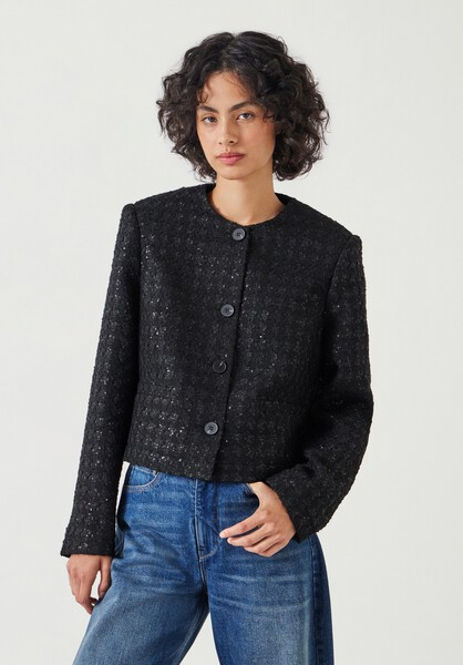 Ester Sequin Boucle Jacket | Hush UK
