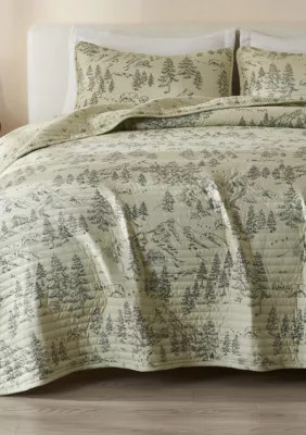 Premium Comforts Bear Mountain Lodge Quilt Set | Belk