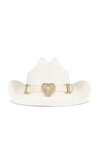 8 Other Reasons 8 Other Reasons Gold Heart Cowboy Hat in Ivory from Revolve.com | Revolve Clothing (Global)