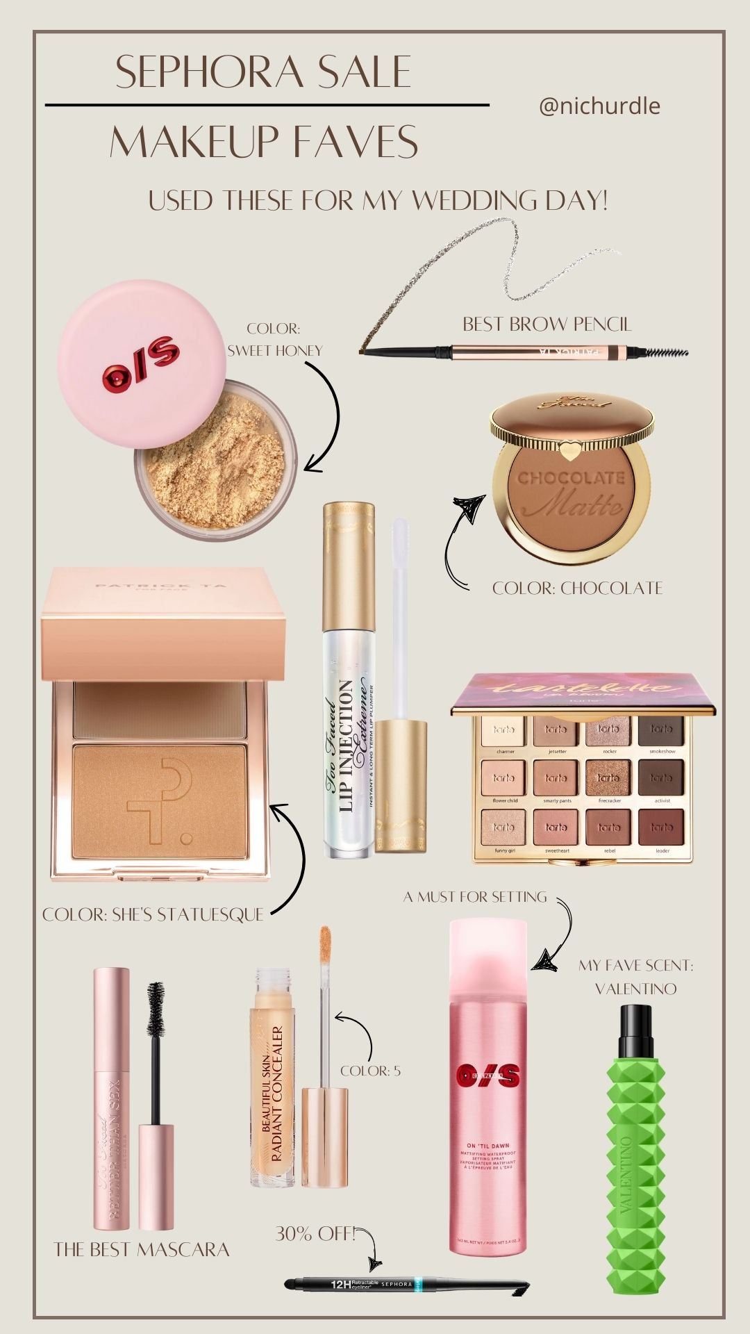 Sephora Make Up Faves!  

 #LTKGiftGuide #LTKFindsUnder50 #LTKBeauty