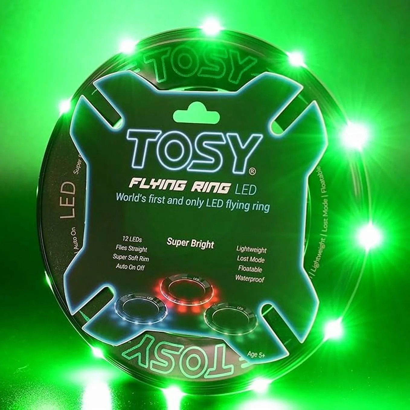 TOSY Flying Ring - 12 monocolor LEDs, Super Bright, Lost Mode, Auto Light Up, Christmas Stocking ... | Walmart (US)