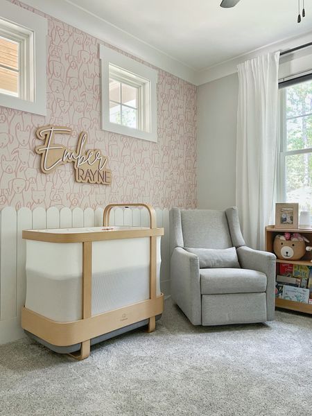 Pink Puppy Nursery 💖

Name sign, recliner, glider, wallpaper.

#LTKhome #LTKbaby #LTKbump