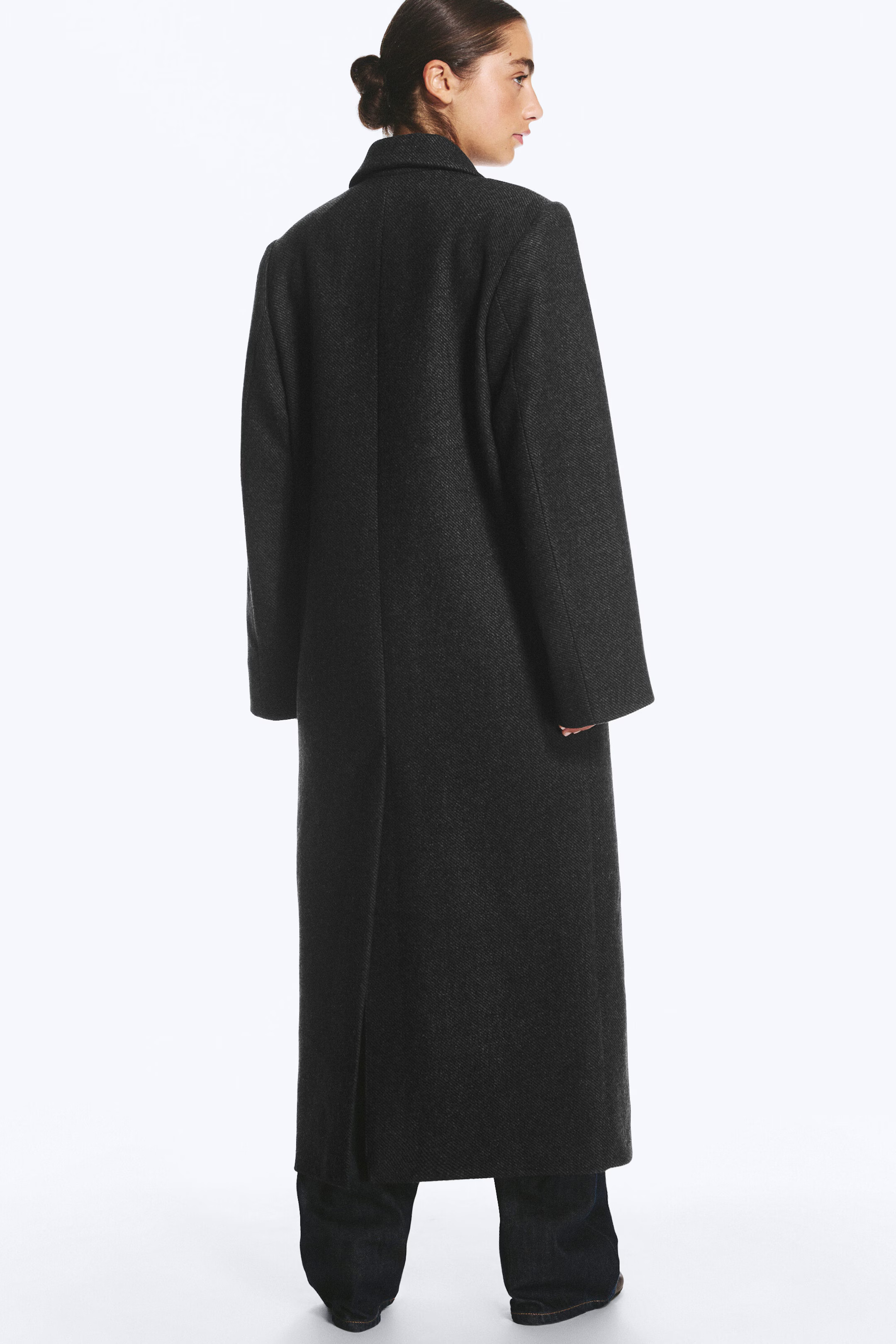 recycled wool blend coat - Dark Grey | Weekday GB | Weekday