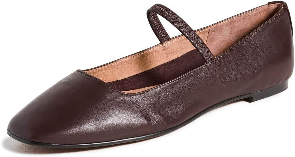 Madewell Women's The Greta Ballet Flats, Chocolate Raisin, Brown, 8 Medium US | Amazon (US)