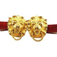 Massive Goldtone Double Lion Head Belt Buckle Designer Mimi Di N 1974 Free Shipping U.s Only | Etsy (US)