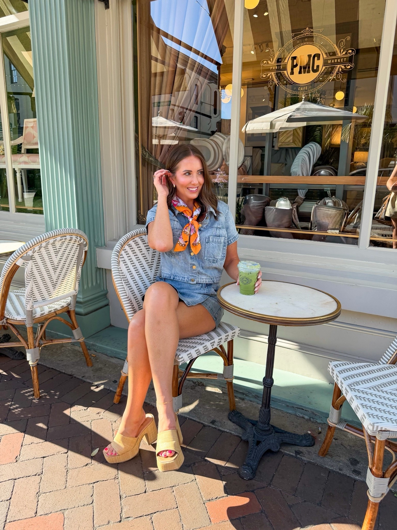 Coffee dates in denim ✨

I love this denim two piece set + I added a silk scarf for a pop of color!

#LTKootd #LTKSaleAlert #LTKTravel