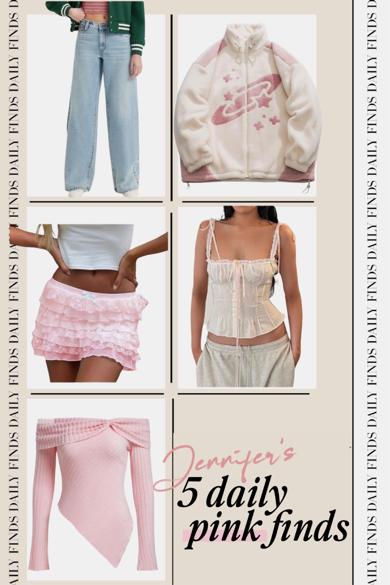 Daily 5 Amazon finds

Amazon favorites, found it on Amazon,
Pink dress, jeans, bow dress, coquette style 

#LTKstyletip #LTKSeasonal #LTKparties