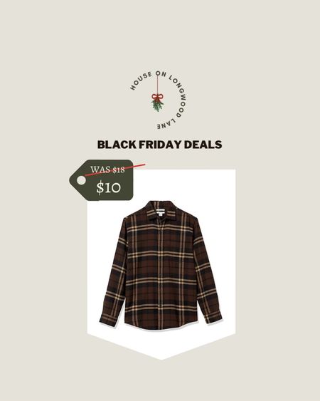 Black Friday Deal! Get this Men's Long-Sleeve Flannel Shirt for just $10!! Perfect gift for a Holiday Outfit #BlackFriday

#LTKHoliday #LTKsalealert #LTKmens