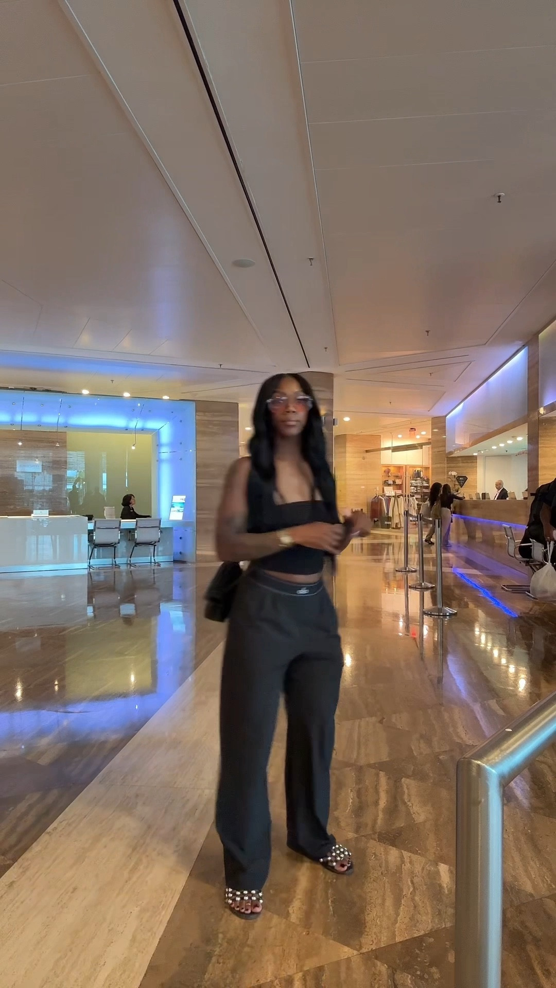 5’5 wearing size small (regular length)

Top + glasses from fashion nova 

#LTKStyleTip