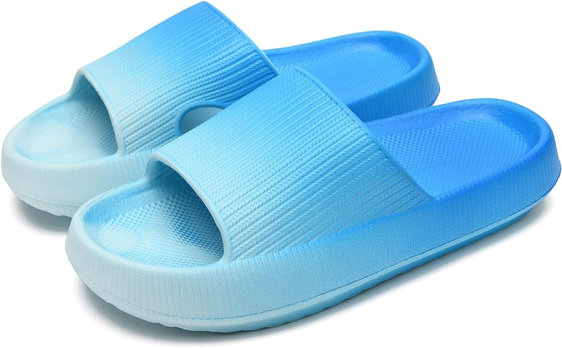 rosyclo Cloud Slippers for Women and Men, Pillow House Slippers Shower Shoes Indoor Slides Bathro... | Amazon (US)