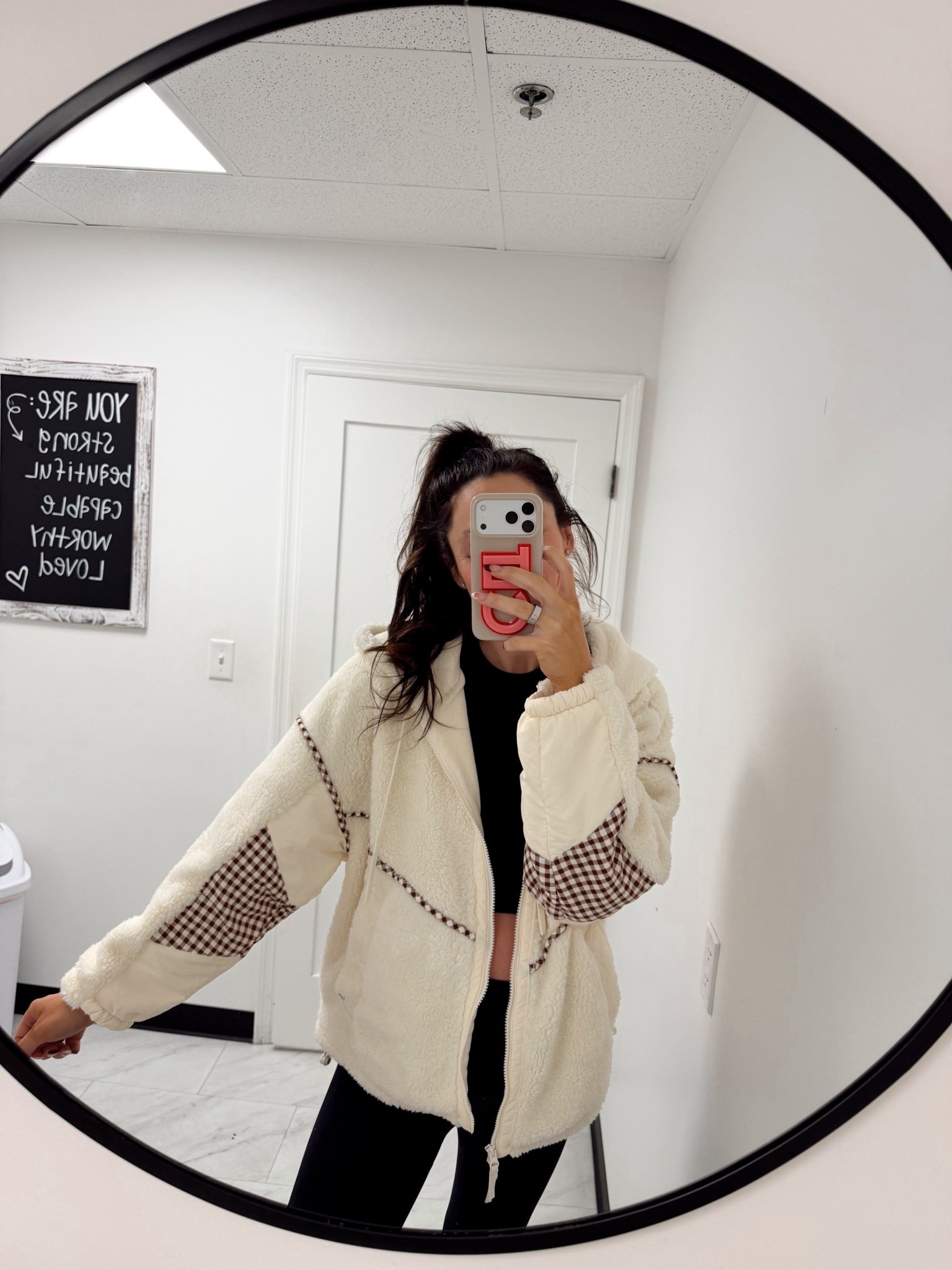 workout #1 of 2016 in the books ◡̈ also how cuteeeee is this jacket!! and I refuse to buy maternity clothes so these are my go-to’s!

#LTKActive #LTKBump #LTKTall